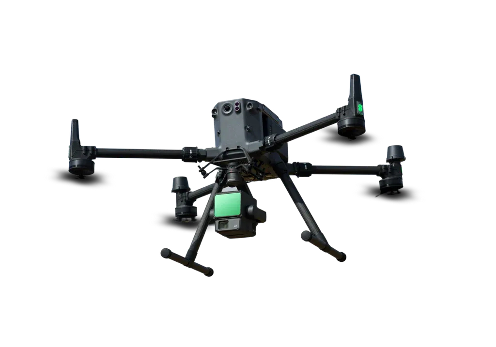Dron con sensor LiDAR para levantamientos topográficos